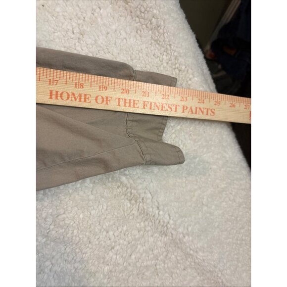 Bugle Boy Originals Cargo Mens Long Sleeve Button-Up Shirt Size L Beige Cotton - Picture 8 of 12